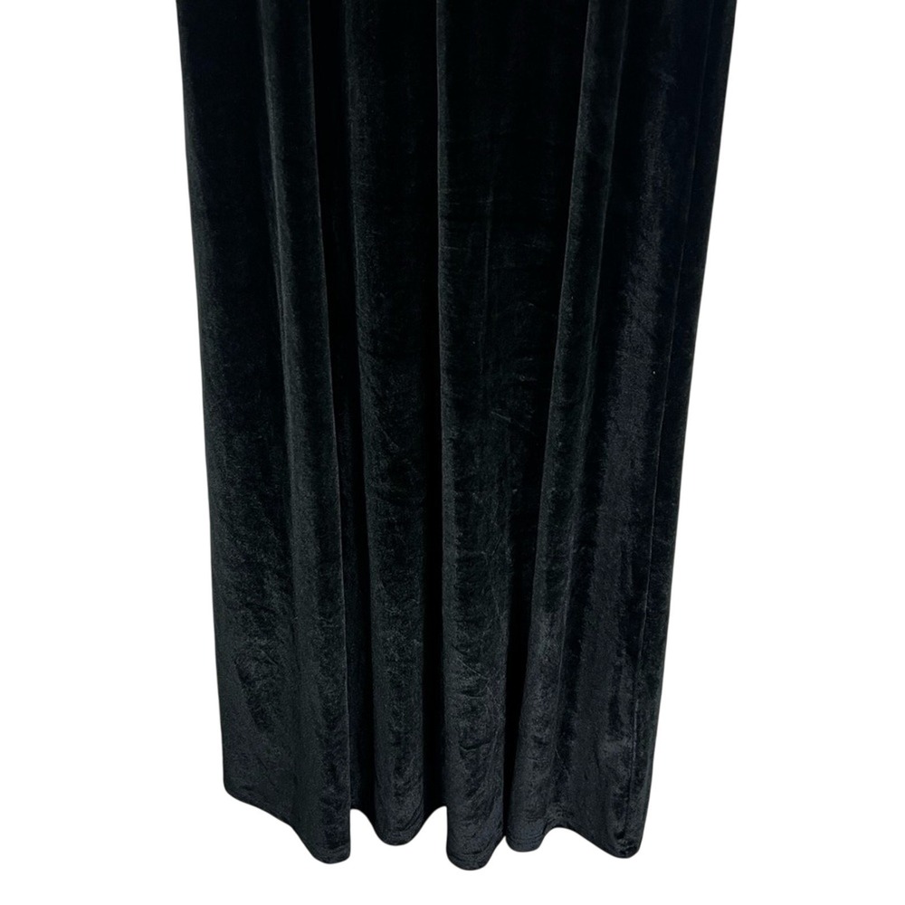 NWT Baltic Born Sofia Solid Velvet Maxi Dress Black Formal Empire Waist Size S - Picture 5 of 7